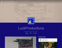 Tablet Screenshot of luckproductions.tumblr.com