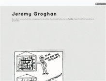 Tablet Screenshot of jeremygroghan.tumblr.com