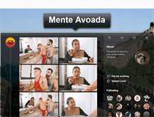 Tablet Screenshot of menteavoada.tumblr.com