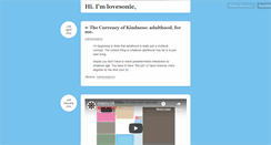 Desktop Screenshot of lovesonic.tumblr.com