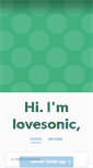 Mobile Screenshot of lovesonic.tumblr.com