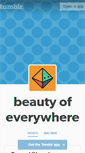 Mobile Screenshot of beautyofeverywhere.tumblr.com