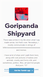 Mobile Screenshot of goripanda.tumblr.com