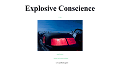 Desktop Screenshot of explosiveconscience.tumblr.com