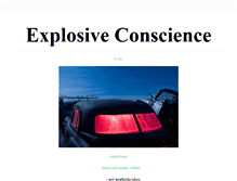 Tablet Screenshot of explosiveconscience.tumblr.com