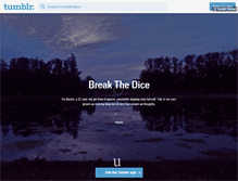 Tablet Screenshot of breakthedice.tumblr.com