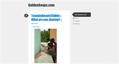 Desktop Screenshot of goldensoaps.tumblr.com