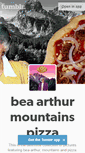 Mobile Screenshot of beaarthurmountainspizza.tumblr.com