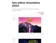 Tablet Screenshot of beaarthurmountainspizza.tumblr.com