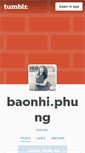 Mobile Screenshot of baonhiphung.tumblr.com