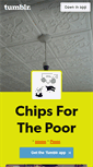 Mobile Screenshot of chipsforthepoor.tumblr.com