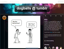 Tablet Screenshot of dogballs.tumblr.com