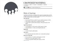 Desktop Screenshot of crowdednothing.tumblr.com