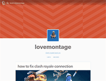 Tablet Screenshot of lovemontage.tumblr.com