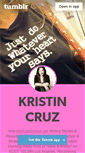 Mobile Screenshot of kristincruz.tumblr.com