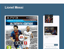 Tablet Screenshot of lionel-messi-fr.tumblr.com