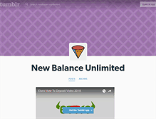 Tablet Screenshot of newbalanceunlimited.tumblr.com