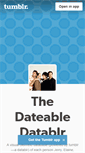 Mobile Screenshot of dateable.tumblr.com
