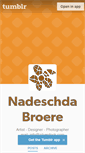 Mobile Screenshot of nadeschdabroere.tumblr.com
