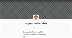 Desktop Screenshot of mynameisviktor.tumblr.com
