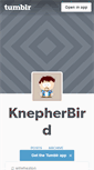 Mobile Screenshot of knepherbird.tumblr.com