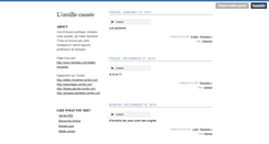 Desktop Screenshot of oreille-cassee.tumblr.com