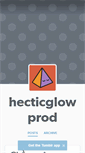 Mobile Screenshot of hecticglowprod.tumblr.com