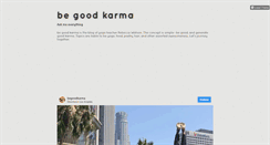 Desktop Screenshot of begoodkarma.tumblr.com