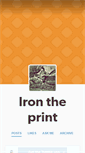 Mobile Screenshot of irontheprint.tumblr.com