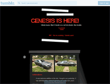 Tablet Screenshot of genesisisback.tumblr.com