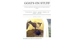 Desktop Screenshot of goatsonstuff.tumblr.com