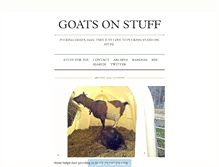 Tablet Screenshot of goatsonstuff.tumblr.com