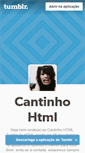 Mobile Screenshot of cantinho-html.tumblr.com