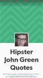 Mobile Screenshot of hipsterjohngreenquotes.tumblr.com