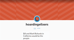 Desktop Screenshot of hoardingelixers.tumblr.com