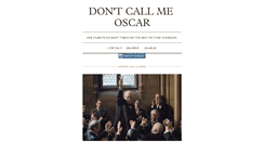 Desktop Screenshot of dontcallmeoscar.tumblr.com