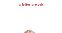 Desktop Screenshot of aletteraweek.tumblr.com