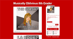 Desktop Screenshot of musicallyoblivious8thgrader.tumblr.com