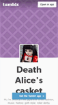 Mobile Screenshot of deathalice.tumblr.com