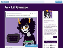Tablet Screenshot of lil6amzee.tumblr.com