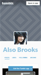 Mobile Screenshot of alsobrooks.tumblr.com