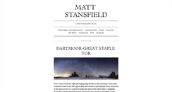 Desktop Screenshot of mattstansfield.tumblr.com