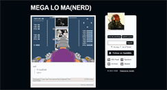 Desktop Screenshot of megalomanerd.tumblr.com