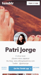 Mobile Screenshot of patrijorge.tumblr.com