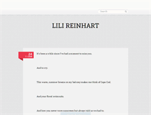 Tablet Screenshot of lilireinhart.tumblr.com