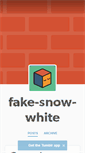 Mobile Screenshot of fake-snow-white.tumblr.com