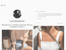 Tablet Screenshot of lorindasworld.tumblr.com