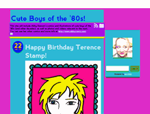 Tablet Screenshot of cuteboysofthe80s.tumblr.com