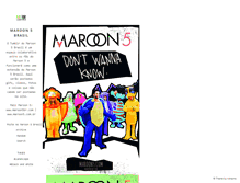 Tablet Screenshot of maroon5br.tumblr.com