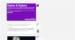 Desktop Screenshot of dykesanddykery.tumblr.com